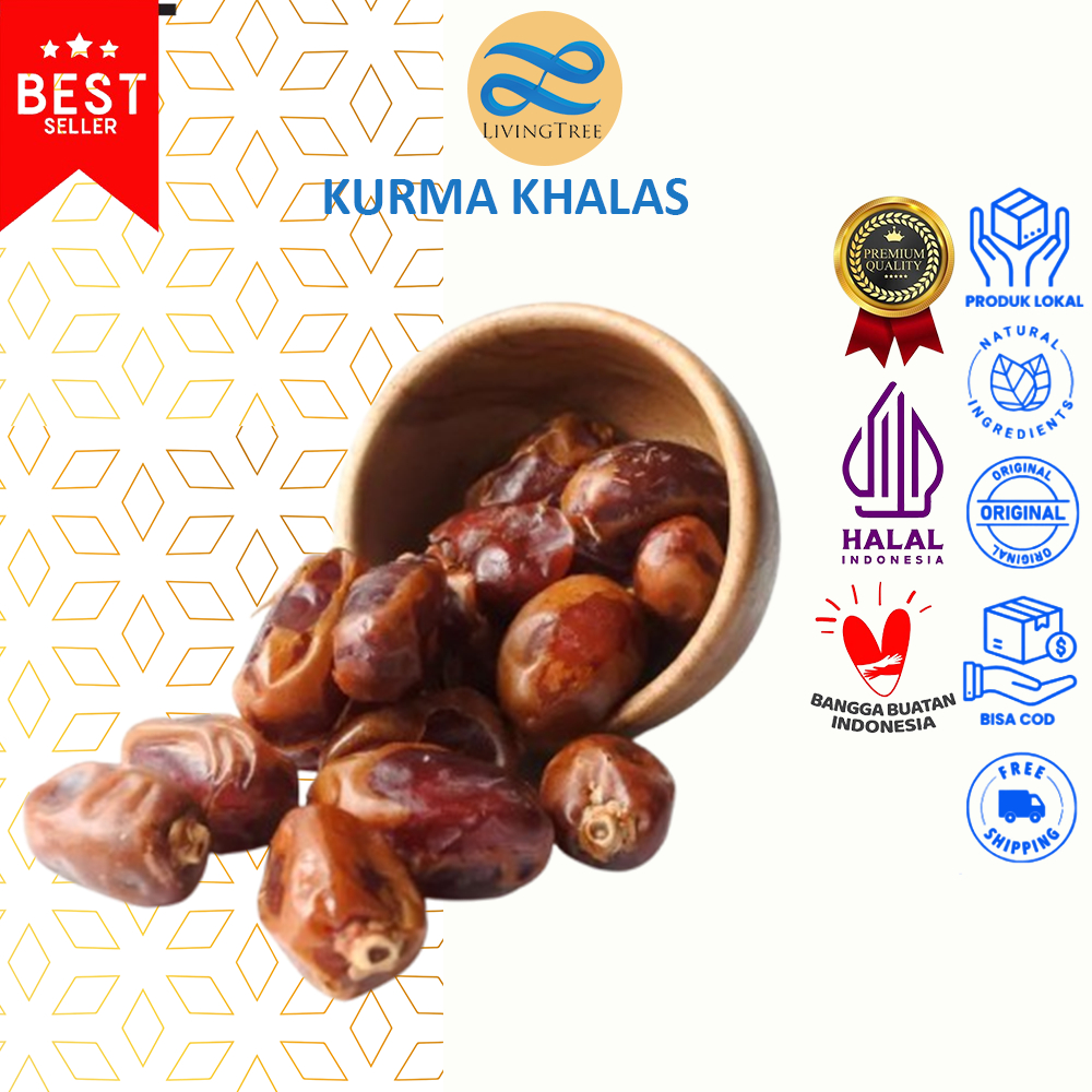 

250gr Kurma Khalas | Kurma Kering Best Quality Premium