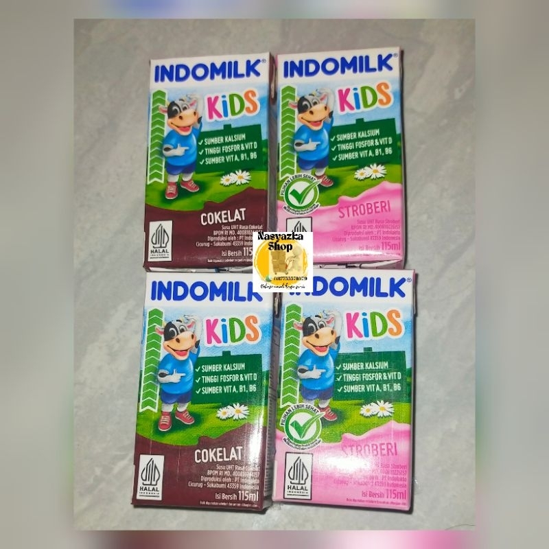 

INDOMILK KIDS UHT 115ML / SUSU INDOMILK KIDS UHT 115ML