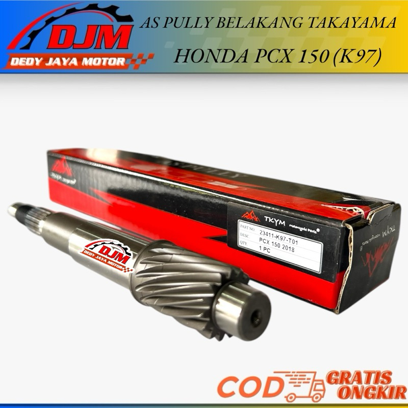 As Pully Belakang Honda PCX 150 (K97) Original Takayama