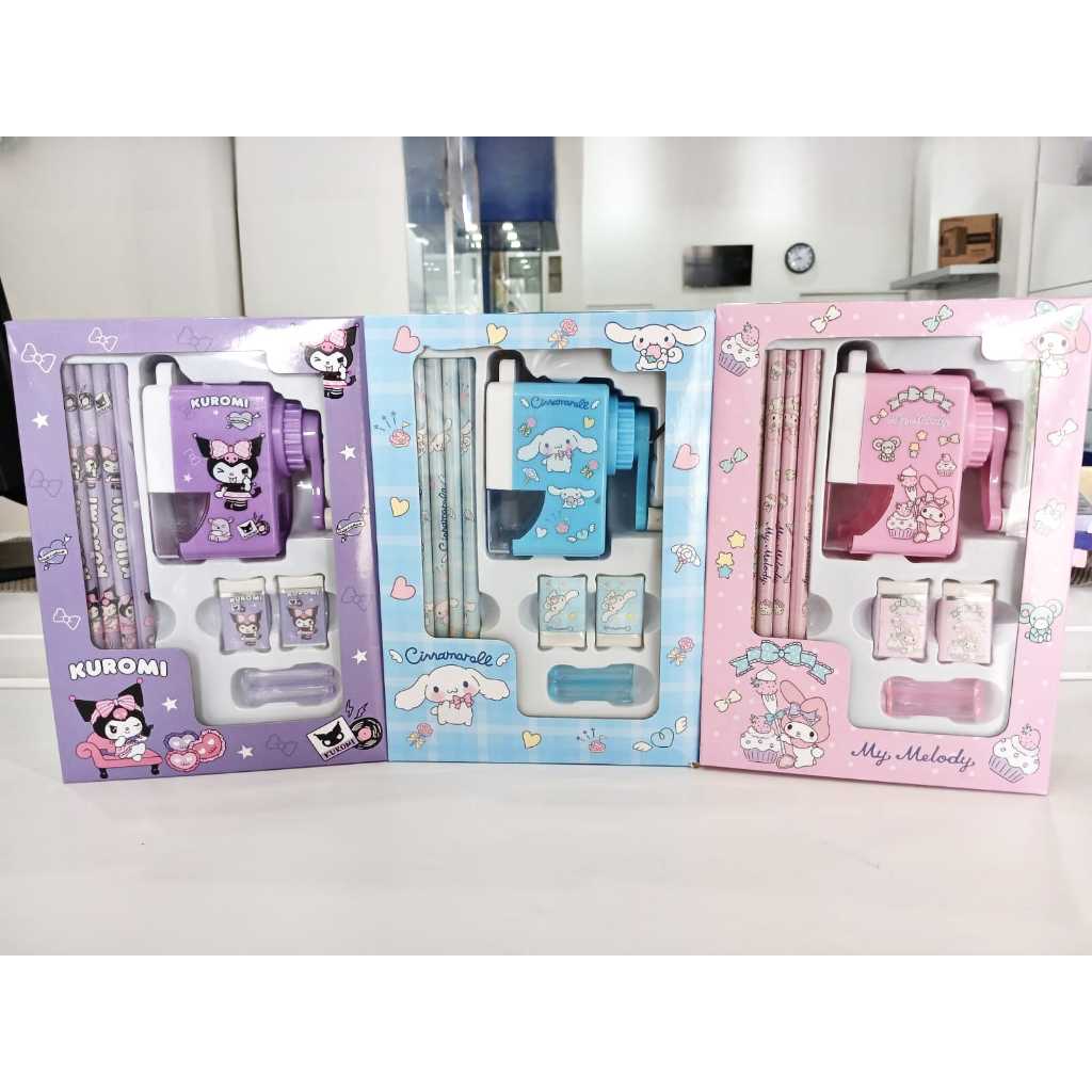 

STUDY SET ZD-868 KUROMI / CINNAMOROL / MELODY