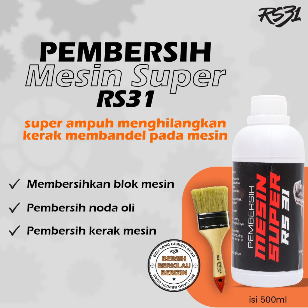 RS31 Engine Degreaser Super RS31  |  Cairan Pembersih Mesin Kendaraan Motor & Mobil Pembersih, Pengh