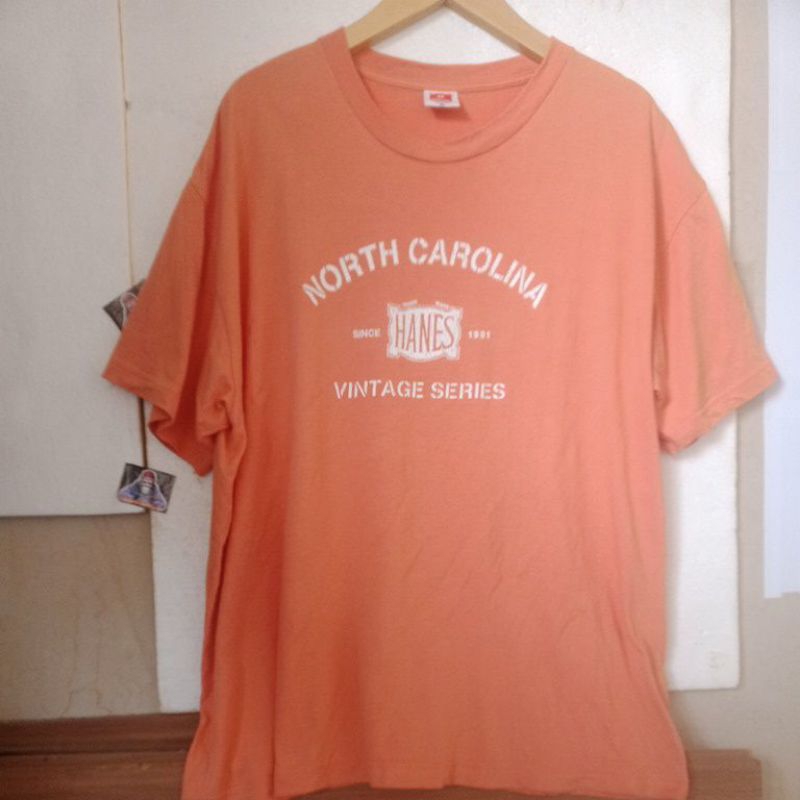 HANES north Carolina vintage t shirt size 4L SECOND ORIGINAL