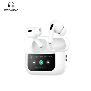 IZZY x Ezra 54 Tws ANC Headset Bluetooth 5.3 Earphone Smart Screen Active Noise Reduction