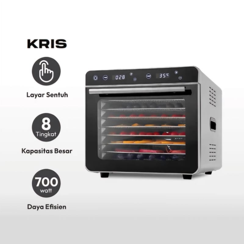 Kris Mesin Dehydrator Pengering Makanan/FOOD DEHYDRATOR 8 LAYER 700W