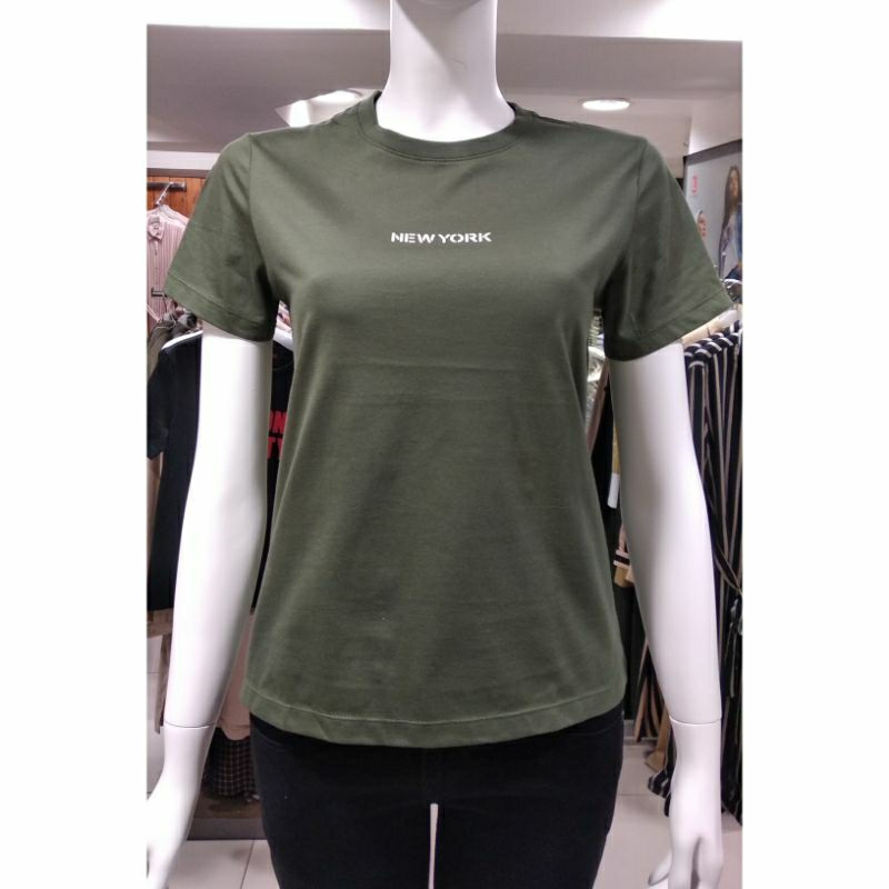 LOGO JEANS - kaos wanita kaos olive wanita original