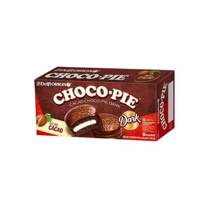 

DELFI ORION Choco Dark Pie Isi 6 Pcs