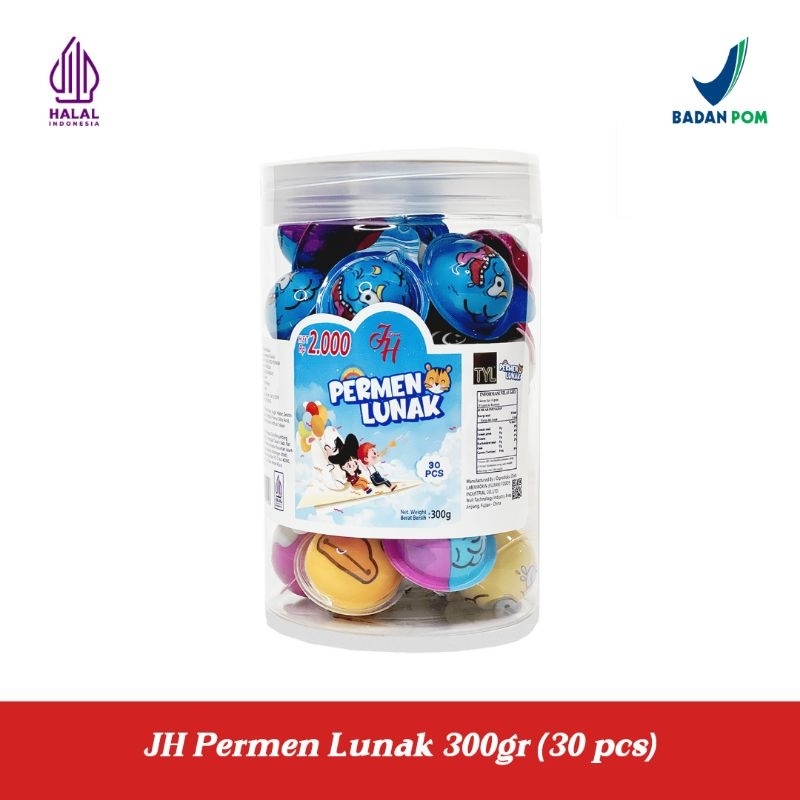 

JH Permen Lunak 300gr isi 30pcs Gummy Besar