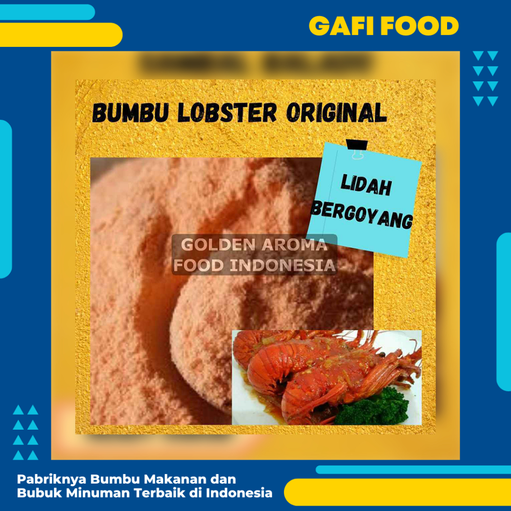 

BUMBU TABUR LOBSTER ORIGINAL 1 KG FOOD GRADE 1Kg Bubuk Bumbu Usaha Kentang Goreng Cimol Keripik