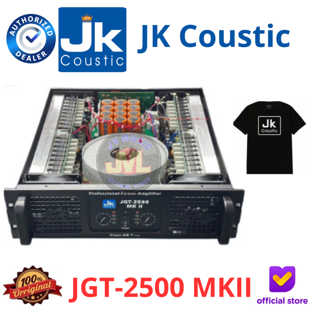 JK Coustic JGT2500 MKII Power Amplifier JK Coustic JGT-2500 MK2