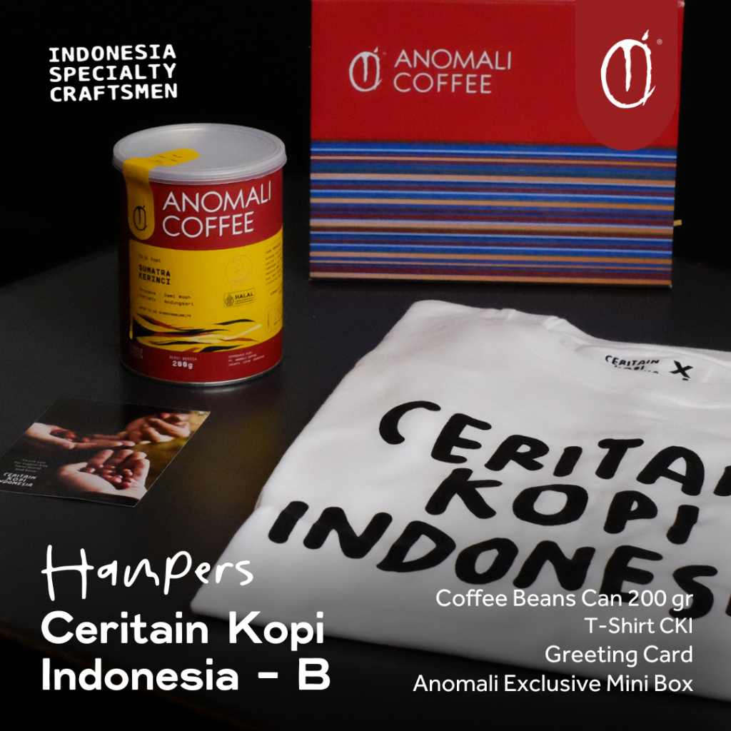 

Anomali Coffee Exclusive Mini Package Kaos Ceritain Kopi Indonesia Hampers - B