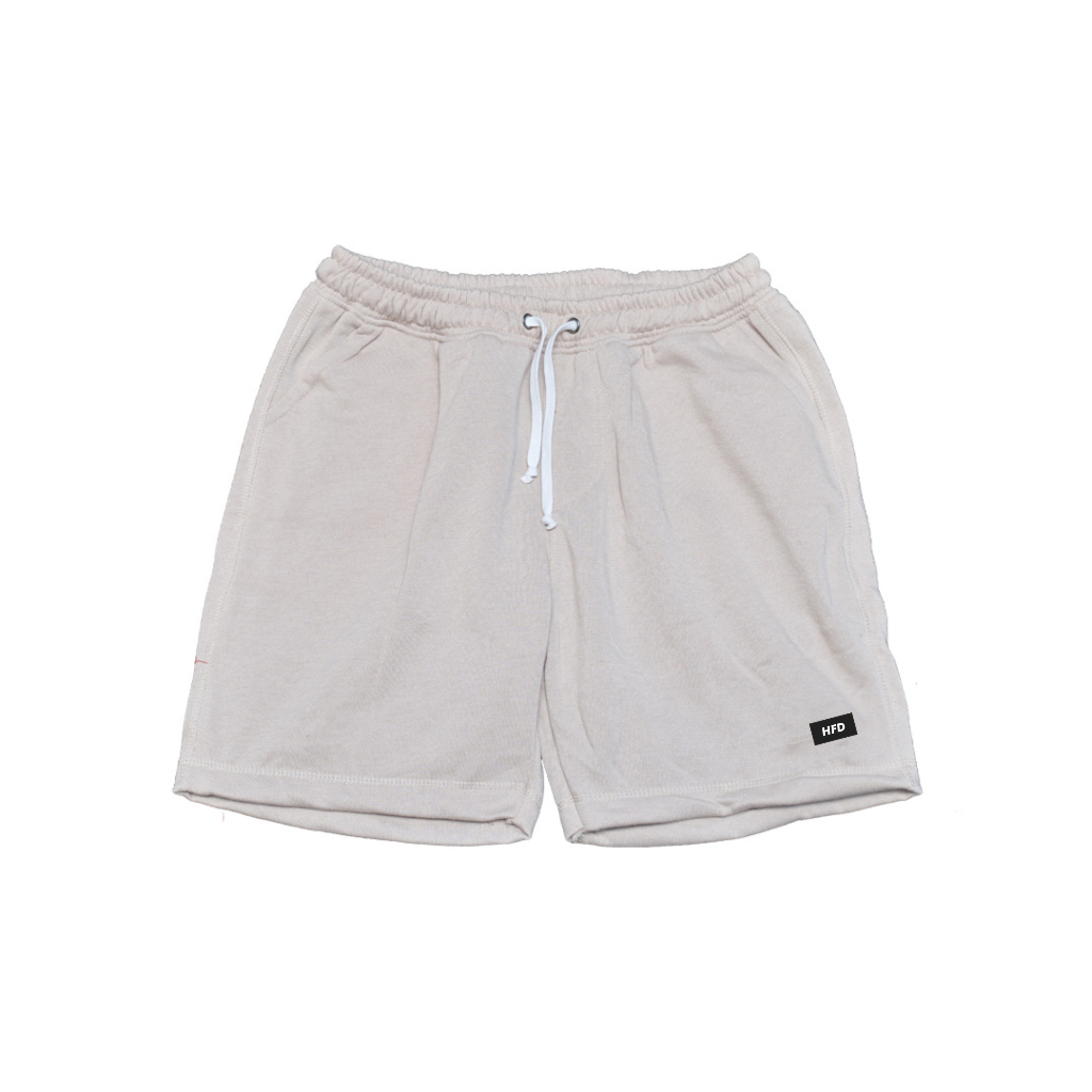 HFD Celana Pendek Boardshort Beige / Cappucino Pria Wanita Premium Original Tebal