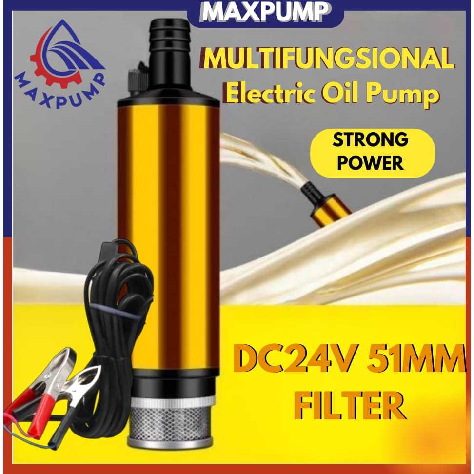MAXPUMP Pompa air celup mini Kecil Portable Diesel Pompa Transfer Pump Mini Minyak