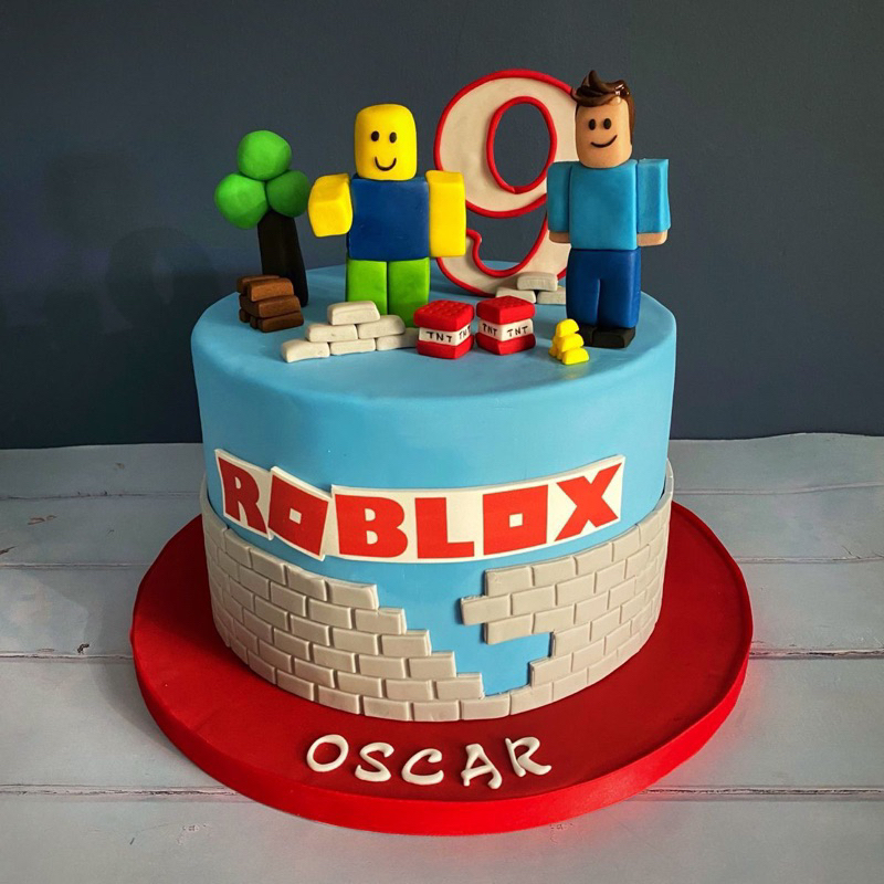 

kue ulang tahun anak Roblox uk18 tinggi 1/2