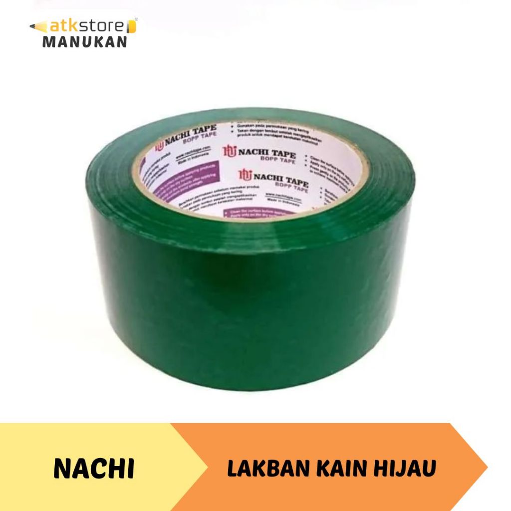

NACHI LAKBAN KAIN 2 INCH X 7M HIJAU