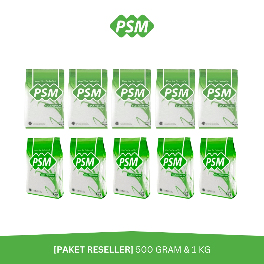 

PSM - Paket Reseller Gula Premium [5 x 500 GRAM dan 5 x 1 KG]