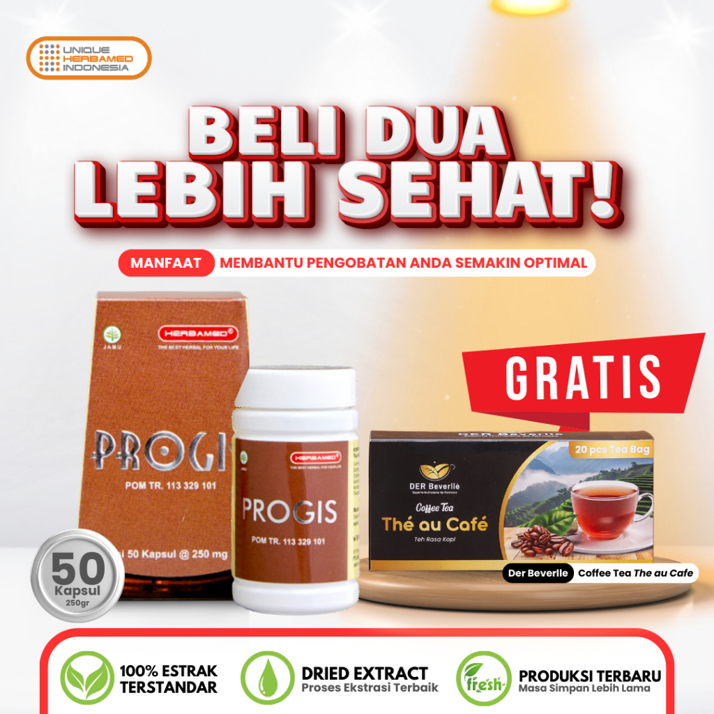 

Herbamed PROGIS, Obat herbal alami untuk gangguan syaraf,otot dan tulang