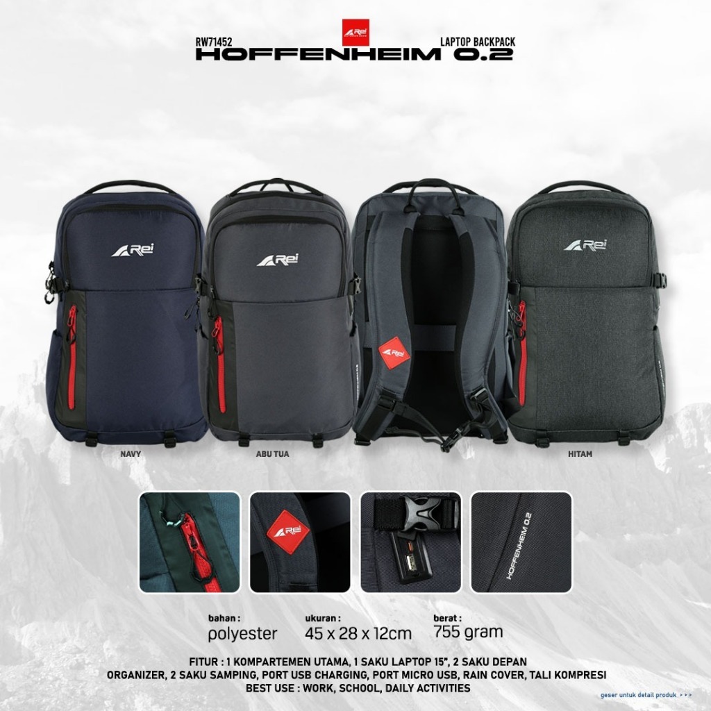 Tas Ransel Hoffenheim 0.2 Arei Outdoorgear