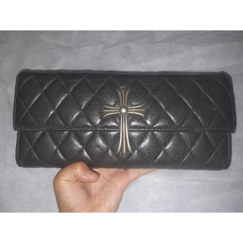 Chrome Hearts  Leather clutch bag