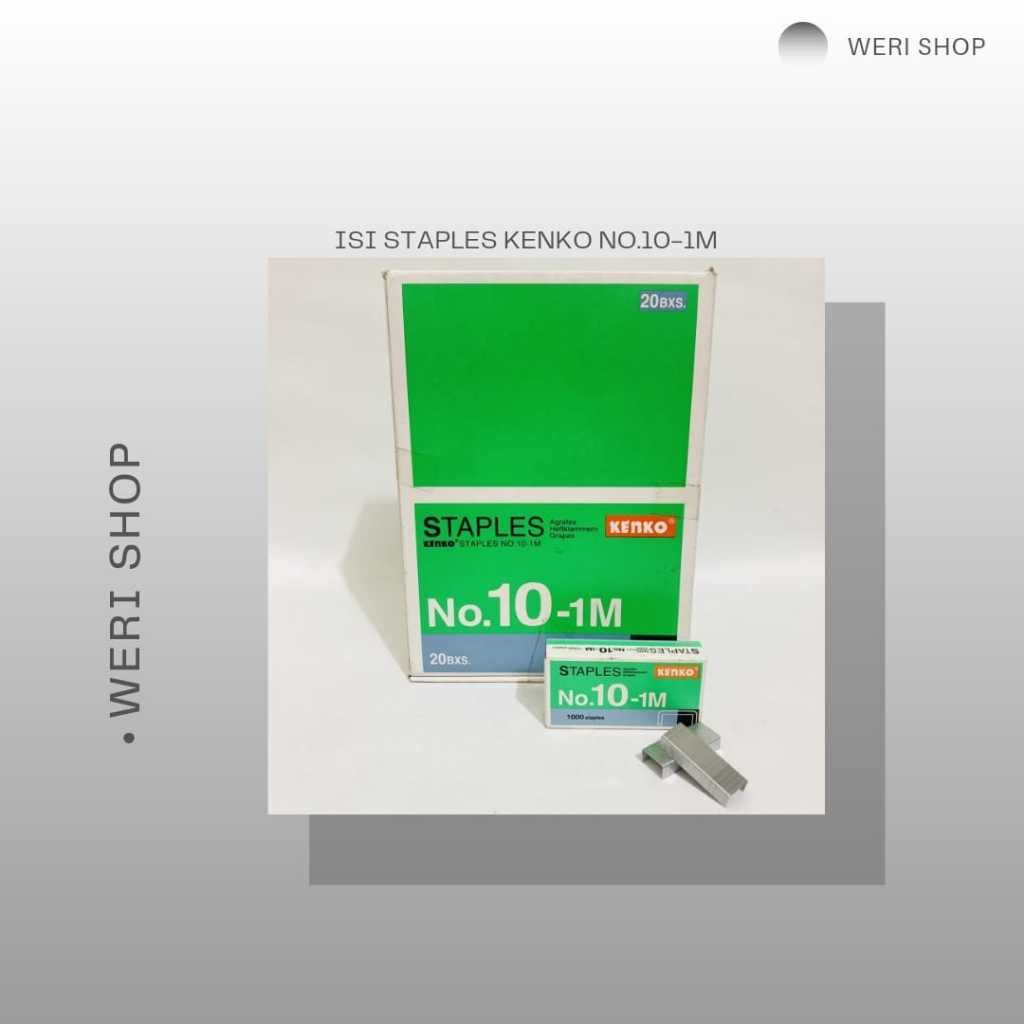 

ISI STAPLES KENKO NO.10-1M BERKUALITAS (PER 2 PCS)