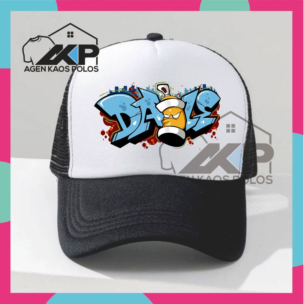 Topi Pria Keren Distro Trucker / Topi Sablon / Topi Band / Topi Distro Metal / Topi Graffiti / Topi 