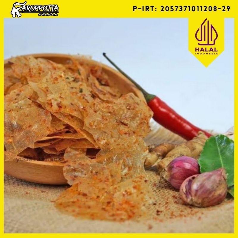 

[ TERMURAH & LEZAT ] keripik kaca pedas & rumput laut snack karoppotta makassar
