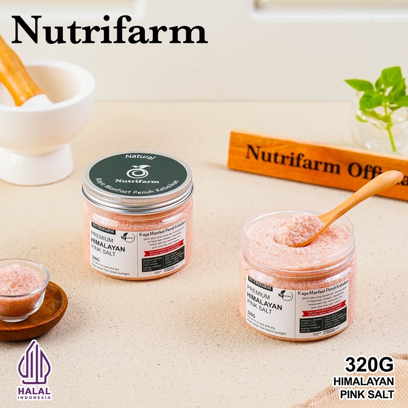 

HIMALAYAN SALT 320G / HIMALAYAN SALT ORIGINAL / GARAM HIMALAYA HALUS / GARAM HIMALAYAN PREMIUM / GARAM HIMALAYAN UNTUK MPASI / GARAM HIMALAYAN MASAK / GARAM HIMALAYAN PINK SALT PREMIUM ORIGINAL / HIMALAYAN SALT ROCK MPASI NUTRILOGY OFFICIAL