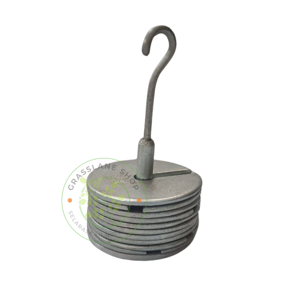 

Beban Bercelah 100 gram dengan Penggantung Untuk Alat Peraga Praktikum IPA Percobaan Fisika isi 11 bh