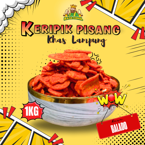 

ADY78 1kg Keripik Pisang Cokelat Kripik Pisang Coklat Lampung Pisang Kepok Rajacemil