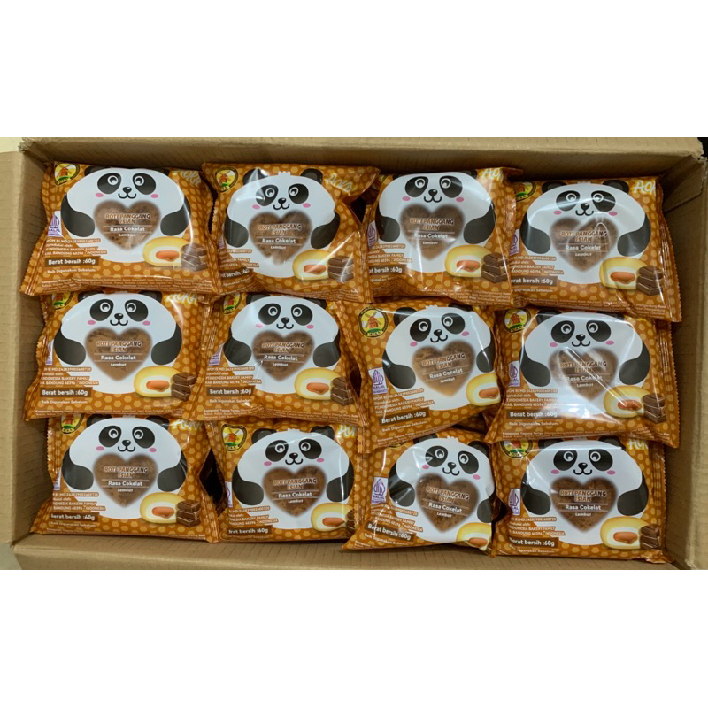 

RB AOKA PANDA Roti Panggang isian 1 dus isi 60pcs ada Rasa Coklat,Keju,Vanilla,Pandan danSusu