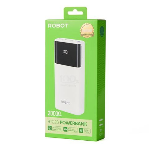 Robot Powerbank RT22S | SUPER AWETT | FAST CHARGE
