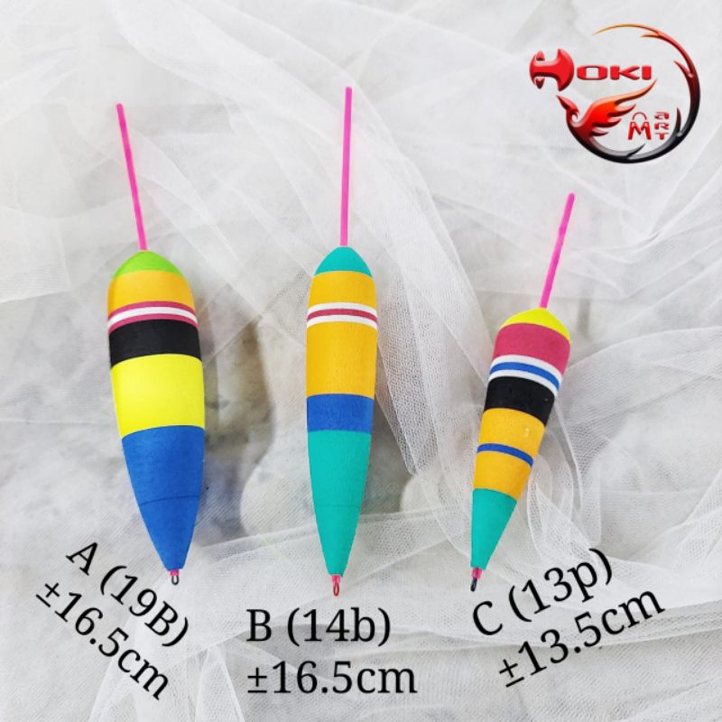 Pelampung pancing busa  jumbo / pelampung busa cabe besar