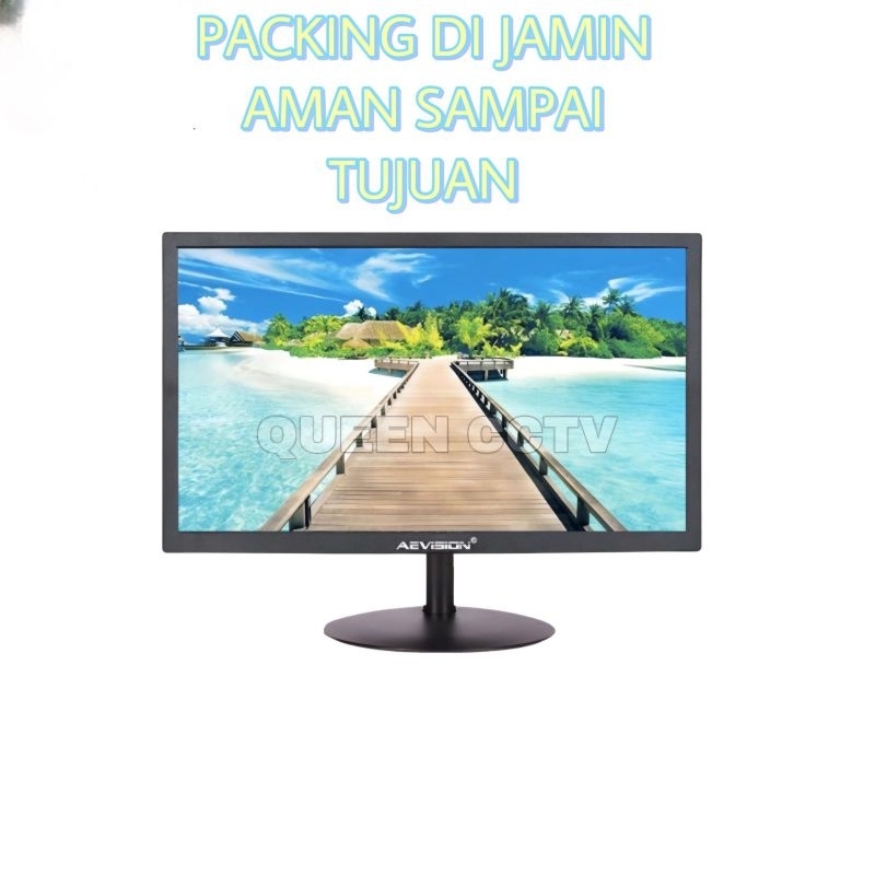 MONITOR LED 20 INCH HDMI-VGA -USB PORT GARANSI 1 TAHUN untuk pc komputer cctv murah