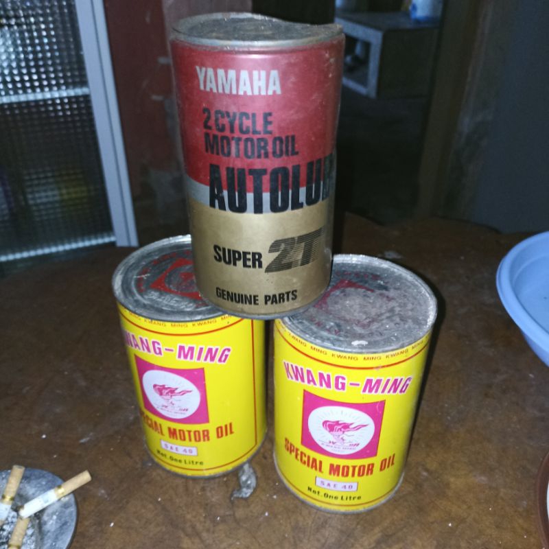 oli kaleng lawas Yamaha autolube