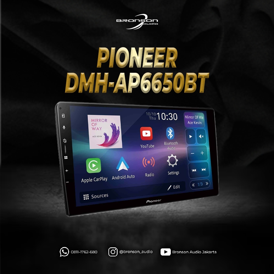 PIONEER DMH-AP6650BT| HEADUNIT PIONEER
