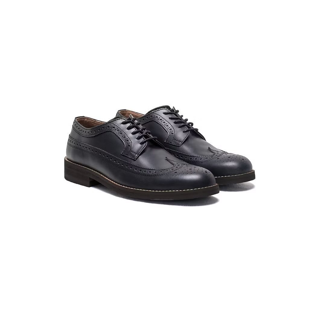 BRYGAN SHOES - SANADA LONGWING FULL BLACK