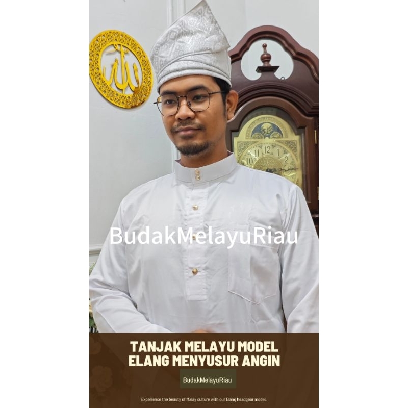 TANJAK MELAYU FULL SONGKET PREMIUM IKAT ELANG MENYUSUR ANGIN BUDAK MELAYU RIAU