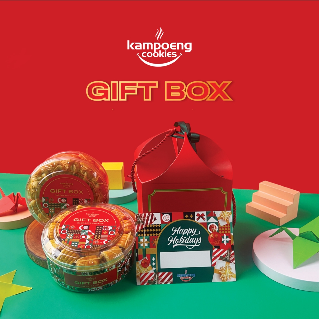 

Kampoeng Cookies Gift Box 5 500 gram | Hampers Tahun Baru
