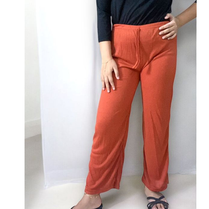 FC - KULOT TIARA PANTS BAHAN RIB ADEM / CELANA KULOT WANITA RIB