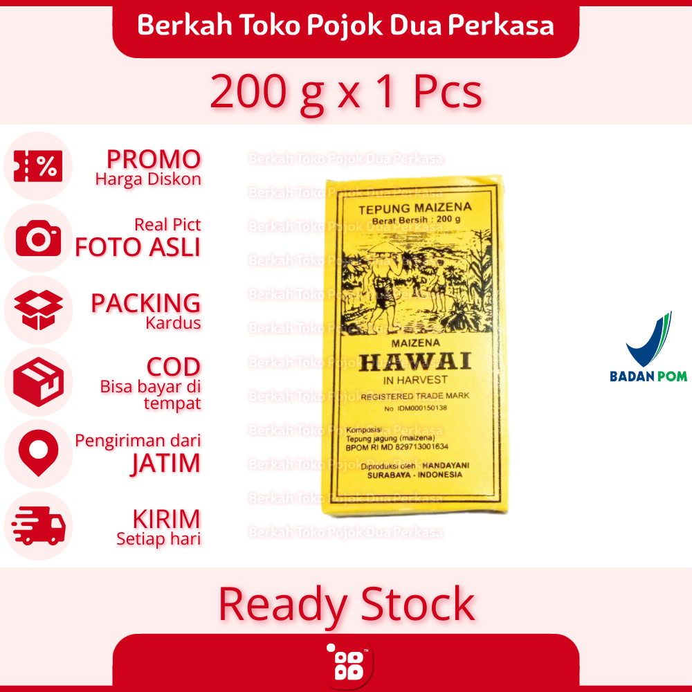 

Hawai Tepung Maizena 200 g [JATIM]