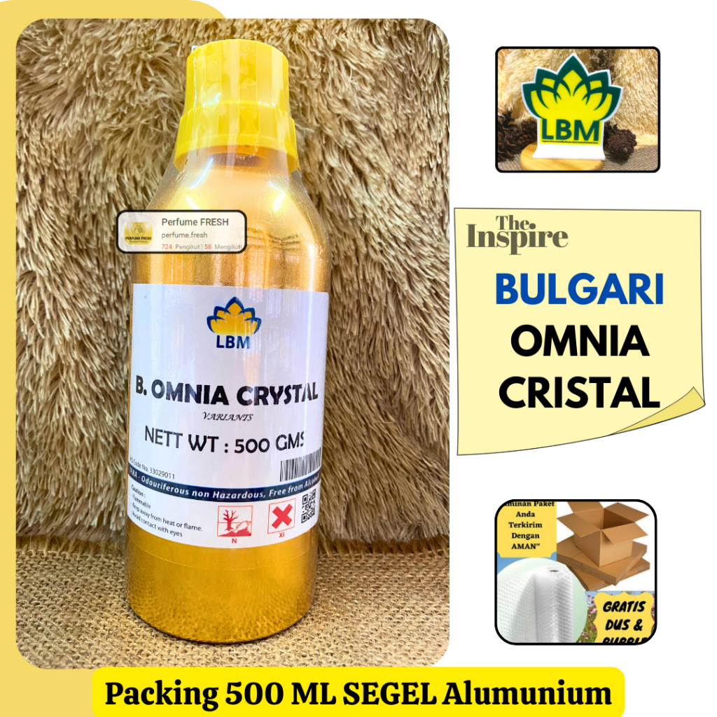 Bibit Parfum LBM - Bulgari OMNI CRISTAL 500 ML By LBM FRAGRANCE Original - Bibit Parfum by LBM Fragr