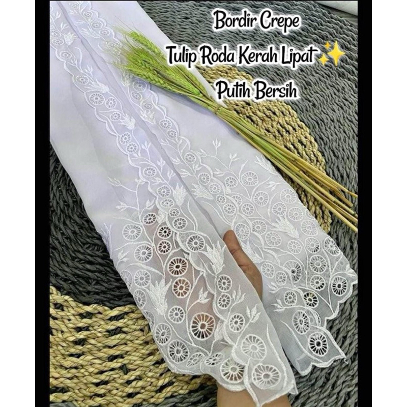 KAIN KEBAYA BORDIR KERAH LIPAT