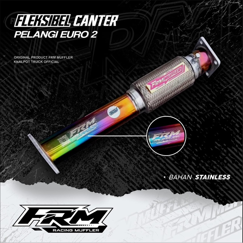 FLEKSIBEL CANTER ORIGINAL FRM RACING MUFFLER