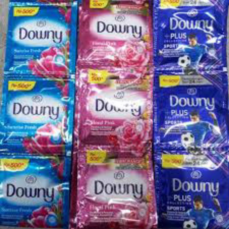 Downy Pewangi Pelembut Pakaian 10 ml ( Sachet 1 renteng 12 pcs) | Downy Sachet Murah