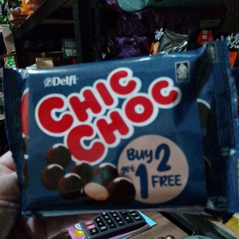 

Coklat Chic Choc Biskuit Delfi 40 gr 2+1 (2 bonus 1)