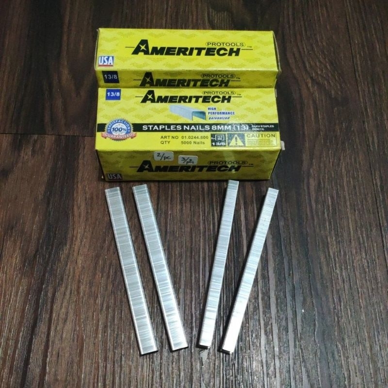 

Staples Nails / Anak Hecter / Isian Hekter / Paku Staples / Biji Hekter Ameritech 13/8 mm