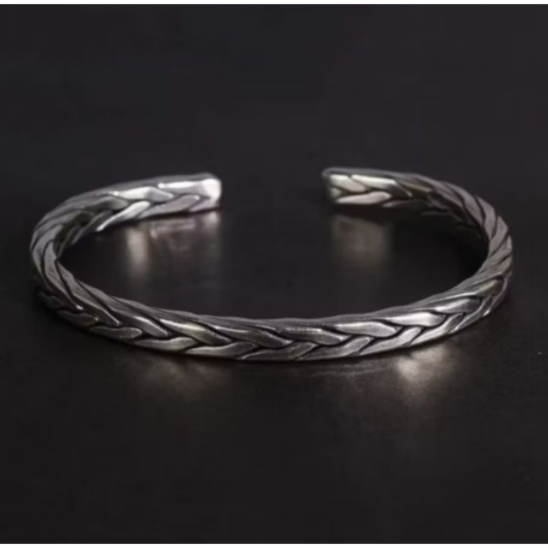 Gelang Rantai Titanium Model Plat Untuk Pria - Bracelets