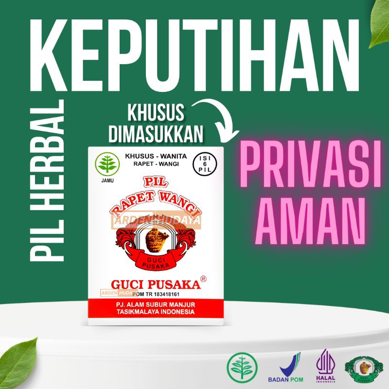 

Pil keputihan masuk - Rapet Wangi Guci Pusaka khusus dimasukkan
