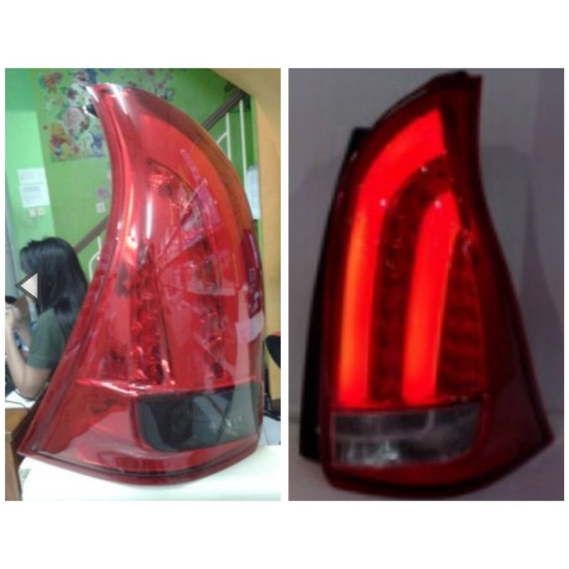YAB-AZ-0220-RSM Stoplamp All New Avanza Xenia Veloz 2012-2015 LED Bar Red Smoke Lens