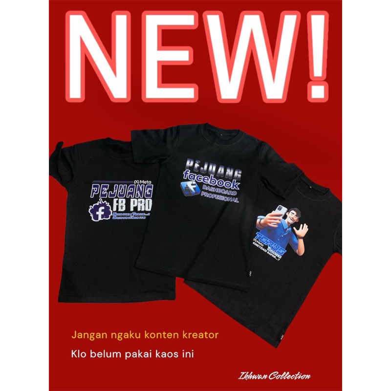 KAOS FB PRO KAOS KONTEN KREATOR VIRAL