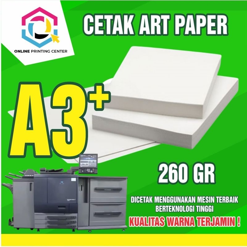 

CETAK ART PAPER A3+ 260 GR CEPAT MURAH BERKUALITAS